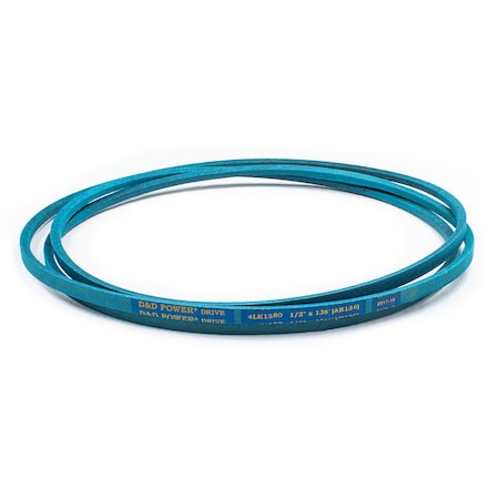 D&D 4LK1380 138" Outside Length, 1/2" Top Width, 1 Ribs 4LK1380